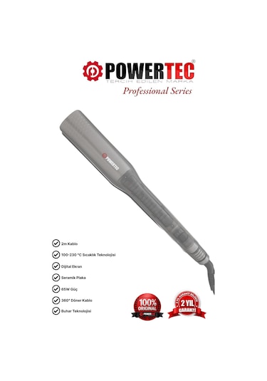 Powertec TR - 2840 Buharlı Saç Düzleştirici