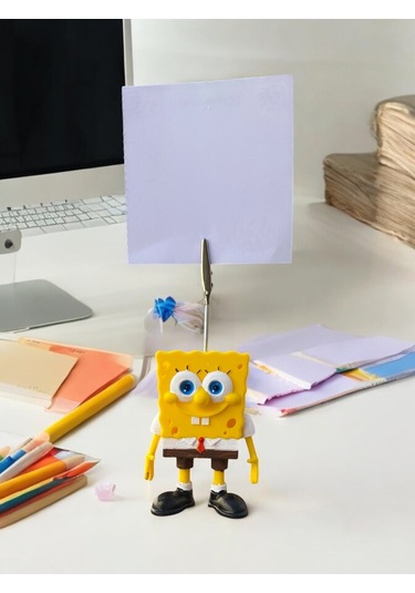Sunger Bob Fotoğraf Not Tutacağı Hediyelik Not Tutucu Sarı