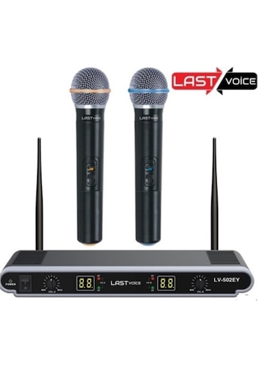 Last Voice Lv-502 Uhf Sistem Profesyonel Çift El Telsiz Mikrofon