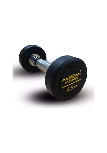 Powerhand Profesyonel Kauçuk Kaplı Dambıl 2.5 KG