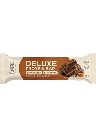 Clean Powders Deluxe Protein Bar %36 Protein 55 Gr 1 Adet - Çikolata-karamel