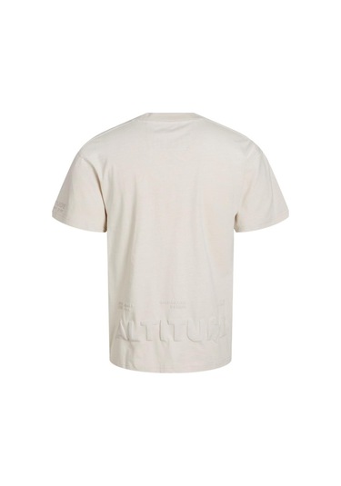 Jack & jones Jcoaltıtude Tee Ss Crew Neck 12252639 A.bej 001