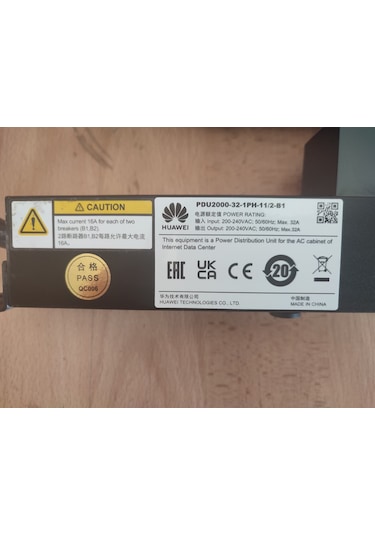 Huawei Pdu2000 32-1ph-11/2-b1 Rack Pdu
