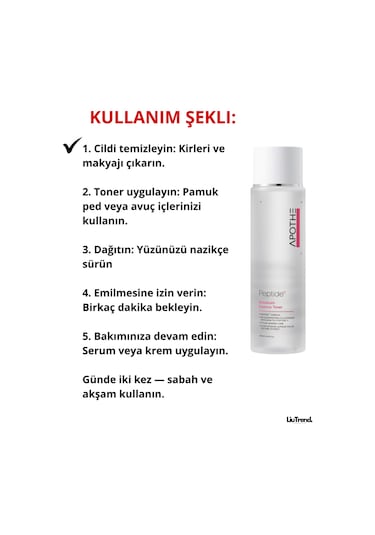 Apothe Peptide 11 Botulinum Ess. Toner 250 Ml Botulinli Peptid Toner Özü