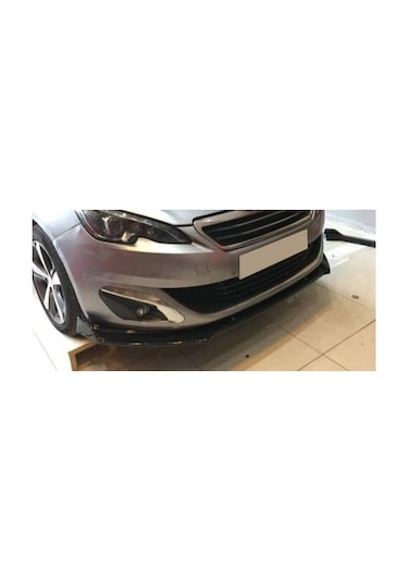 Peugeot 308 Gri Renkli Ön Lip 4 Prç P.siyah Abs 2009 - 2016