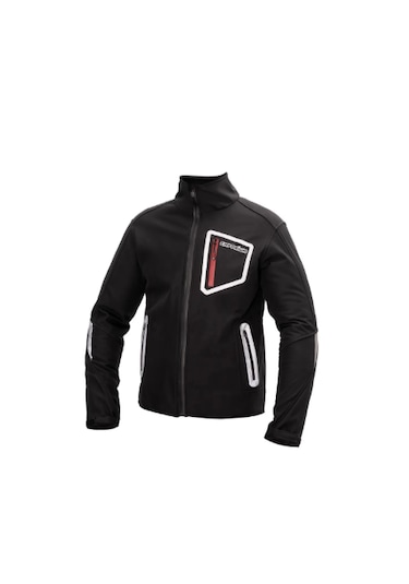 Motofit-emporium Gt Softshell Motorcu Montu Siyah Dar Kesim