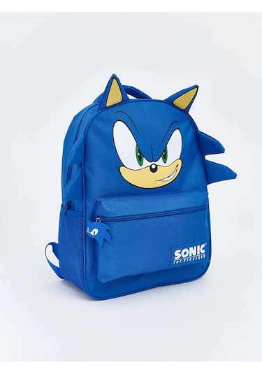 Lc Waikiki Mavi Sonic Baskılı Erkek Çocuk Sırt Çantası