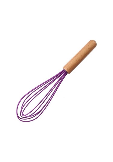 Ulzyvf Yumurta Yumurta Süt Silikon Saplı Mutfak Mor Mor Mikseri Manuel Kabarcık El Çırpıcı Çırpıcı Çırpıcı Ahşap Adet 1 Yj Mor