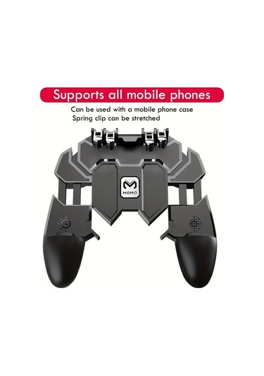 Elmpaly Ak66+2 Pubg Mobil Oyun Kumandası İos Uyumlu Android Dokunmatik Çubuklu Dayanıklı