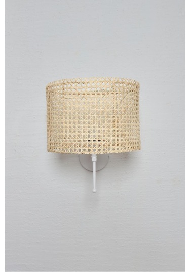 Hazeran E27 Ampül Kablolu Aplik - Alt Beyaz Natural