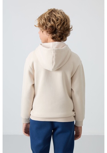 Tommy Life Bej Pamuklu Kalın İçi Tüylü Yumuşak Dokulu Standart Fit Nakışlı Erkek Çocuk Sweatshirt - 11244 Bej Tommy Life Bej Pamuklu Kalın İçi Tüylü Yumuşak Dokulu Standart Fit Nakışlı Erkek Çocuk Sweatshirt - 11244 Bej