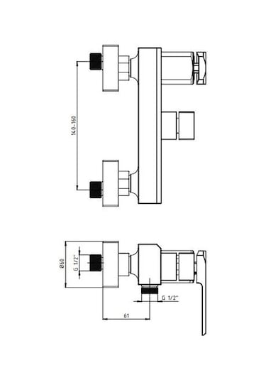 Gpd MBB190-S Quadro Banyo Bataryası Siyah