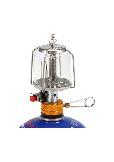 Lemestar Kamp Ve Outdoor Seyahatlerde Işık Ve Isı Sağlayan Kompakt Paslanmaz Çelik Gaz Feneri Çok Renkli