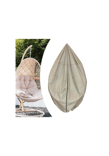 Suntek Veranda Asılı Yumurta Sandalye Kılıfı Bahçe Hava Altın Çap 121cm