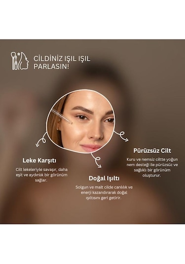 Vi&Op Cosmetics Gilaburu Yağı Özlü Gözaltı Cilt Aydınlatıcı Serum 30 ML
