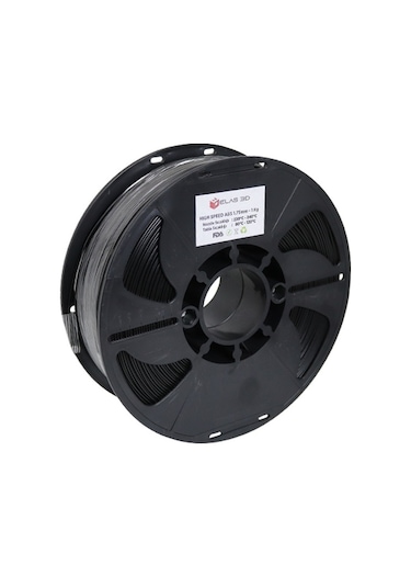 Elas Hyper ABS Filament Siyah 1.75 MM 1Kg