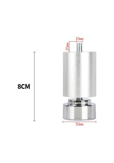 Trendooze Homyl 4x Ayakları, M10 Kırmızı 8cm, Profesyonel Değiştirme Seti Çok Renkli