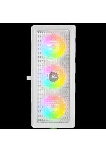 Rampage Prolıx Mesh 650w 80+ Beyaz 4 12cm Argb Fan Manyetik Temperli Camlı Atx Mid-t Gaming Oyuncu K