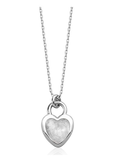 14 Ayar Mikron Altın Kaplama Renkli Mine Kalp Kolye Turkuaz, Kırmızı, Opal -cne00139 Altın