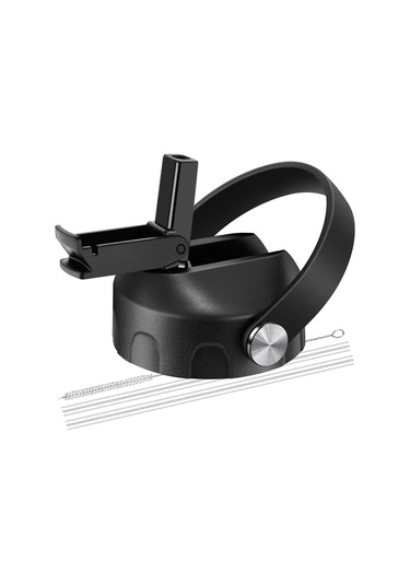 Yedek Kapaklar Toz Geçirmez Sızdırmaz Kapak Üst Geniş Ağız İçin Siyah