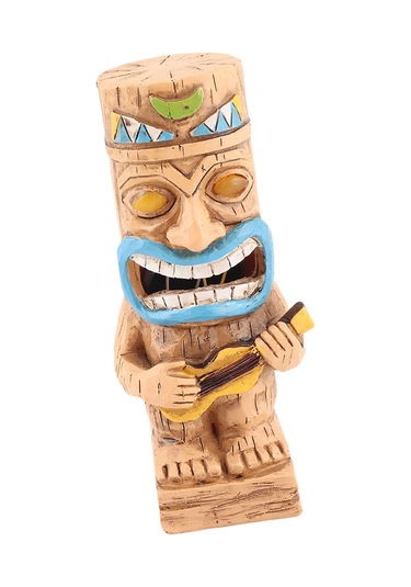 Ximistore9 Bahçe Ve Teras İçin Güneş Enerjili Dekoratif Işık - Otomatik Açılan Reçine Mayalı Figür Piyano Çalan Totem