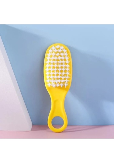 Bebek Saç Fırçası Tarak Taşınabilir Yenidoğan Bebek Tulumları Yumuşak Saç Fırçası Kafa Masajı Tarak Seti Bebek Çocuk Saç Bakım Malzemeleri