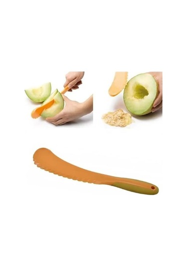 Buffer Pratik Kolay Kavun Kesme Çekirdek Ayıklama Bıçağı Plastik Aparat Çok Renkli
