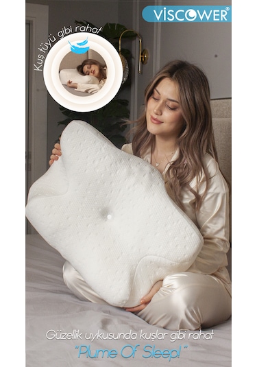 Plume Of Sleep Ergonomik Boyun Destekli Yastık