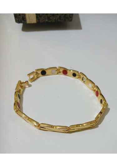 Argelon Gold Erkek Gümüş Bileklik 925 Mıknatıslı Gümüş Bileklik Özel Tasarım Luxery Bileklik Altın