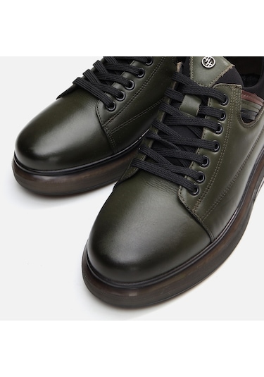 Hotiç Hakiki Deri Haki Erkek Günlük Ayakkabı 02ayh292840a880 Haki