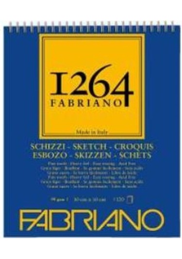 Fabriano 1264 Sketch Paper Eskiz Defteri Üstten Spiralli 90g 30x3