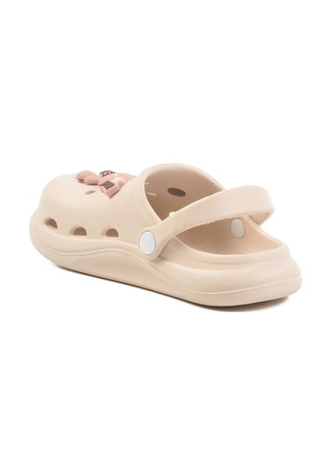 Ekru Eva Hafif Kız Çocuk Sabo Terlik 303 F Bej