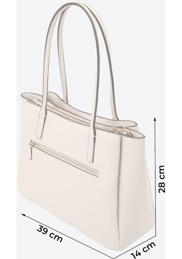 Guess Anise Kadın Tote Çanta-pd991623 Ekru