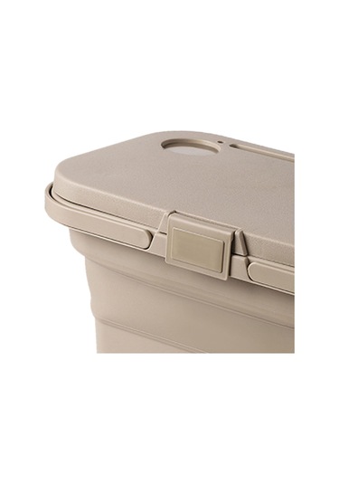 Homyl Katlanabilir Piknik Sepeti Taşınabilir Araba Yıkama Haki