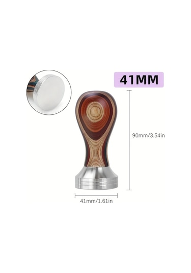 Motion003 1 Adet Alıkısscafe Premium 41mm Kahve Dübeli 304 Paslanmaz Çelik Çıkarılabilir Düz Taban Renkli Ahşap Sap Espresso Demleme Için Mükemmel Ahşap Motion003 1 Adet Alıkısscafe Premium 41mm Kahve Dübeli 304 Paslanmaz Çelik Çıkarılabilir Düz Taban Renkli Ahşap Sap Espresso Demleme Için Mükemmel Ahşap