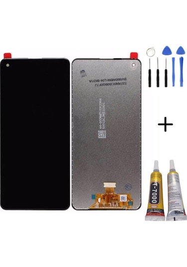 Te Samsung Uyumlu A21s A217f Lcd Ekran Dokunmatik+ Montaj Kiti