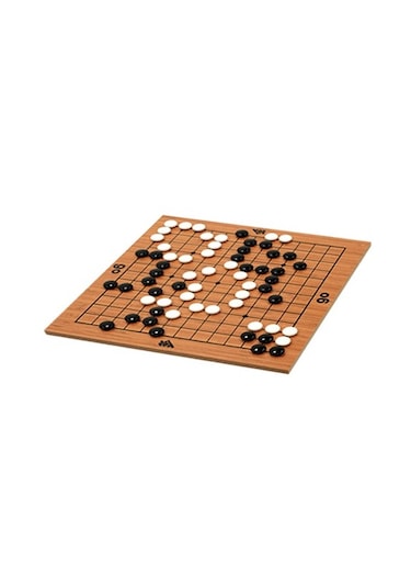 Go Ahşap Zeka Ve Akıl Oyunu 5+ Yaş 2 Oyuncu 13x13 Cm