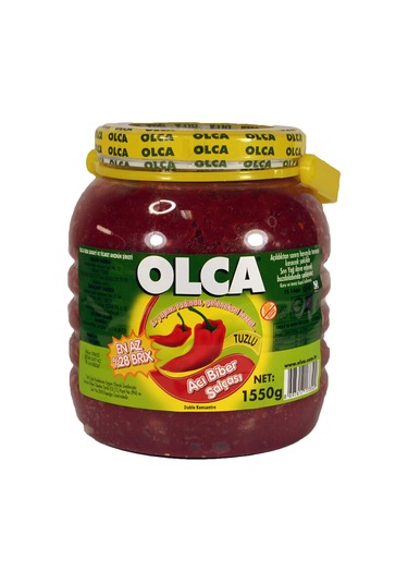 Olca Acı Biber Salçası Tuzlu Pet 1550 G