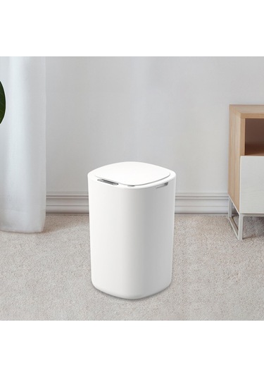 Suntek Magideal Otomatik Çöp Kovası Banyo Ofis Beyazı Için Beyaz-13l Beyaz