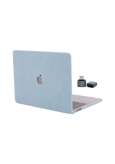 Apple Uyumlu MacBook Air 13 Süet Dokulu Soft-touch Sert Kılıf İnce Hafif Darbe Koruma Kapak A2337 A2179 A1932 Açık Mavi Apple Uyumlu MacBook Air 13 Süet Dokulu Soft-touch Sert Kılıf İnce Hafif Darbe Koruma Kapak A2337 A2179 A1932 Açık Mavi