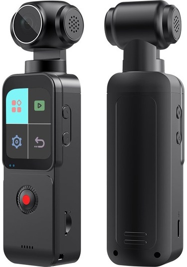 Çeşithane 5k Ultra Hd Video Kamera Anti-shake Stabilizasyonlu, 270 Döner Ekranlı Vlog & Seyahat K Siyah