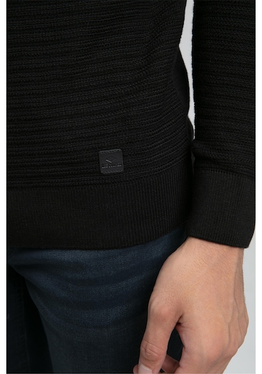 Duane Erkek O Yaka Kazak Siyah-21061 Siyah