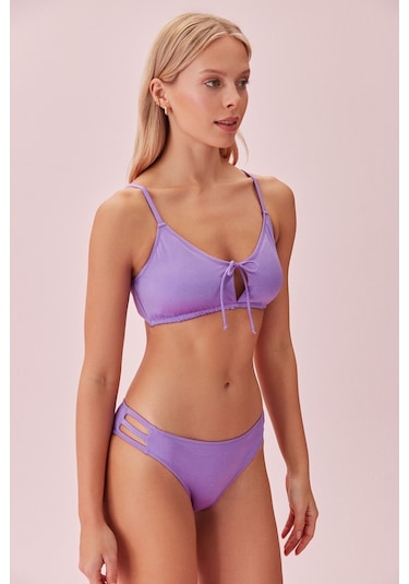 Suwen Üç Şeritli Bikini Alt Sb24670065