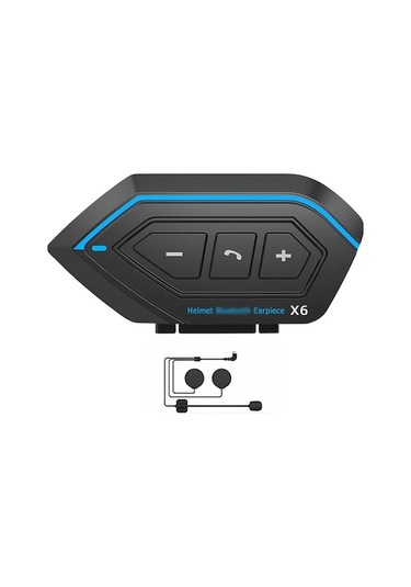 Ganzhoushop Su Kulaklık Kulaklık Kask İnterkom Gürültü Önleyici Bt5.0 Ty Bluetooth Bağlantılı Motosiklet Kulaklık