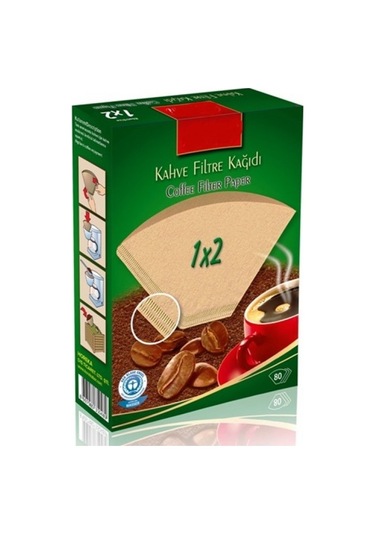 Caffeo 1 x 2 Kahve Filtre Kağıdı 80 Adet
