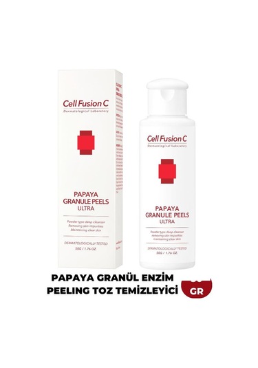 Cell Fusion C Papaya Granül Enzim Peeling Toz Temizleyici 50 G