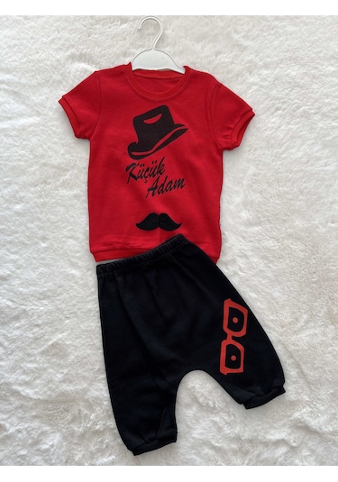Küçük Adam Yazlık Takım Kırmızı