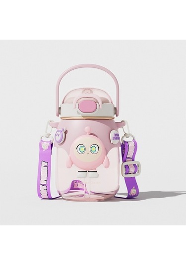 Kızlar Için Yüksek Estetik Değeri Olan Çocuk Su Bardağı, Yaz Yeni Plastik Bardak Tritan Çift Içecek Uygun Saman Fincan Sıcak820ml X50oz3 Diğer