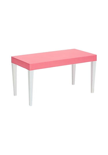 Junior Dikdörtgen Ergonomik Konforlu Kreş Çocuk Masası - Pembe