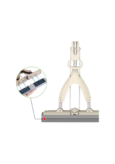 Kelebek Mop + Yedek Sünger Mop